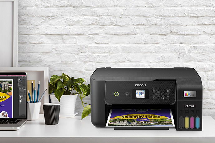 Epson EcoTank ET-2800 Wireless Color All-in-One Cartridge-Free Supertank Printer with Scan and Copy