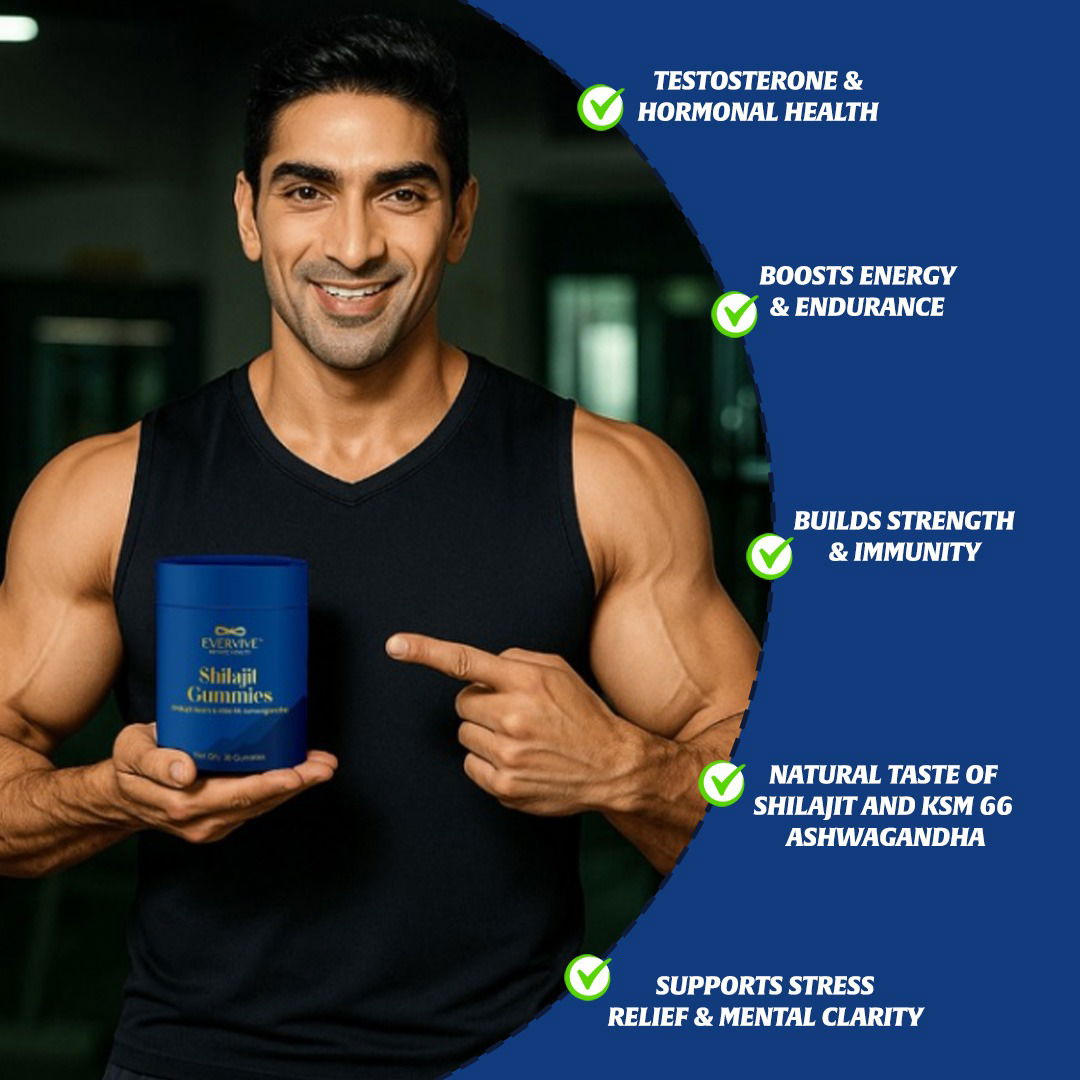 Shilajit & KSM 66 Ashwagandha Gummies- Tamarind Flavour- Delicious Daily Energy & Wellness | Rich in Minerals, Fulvic Acid & Antioxidants | Tasty & Convenient.