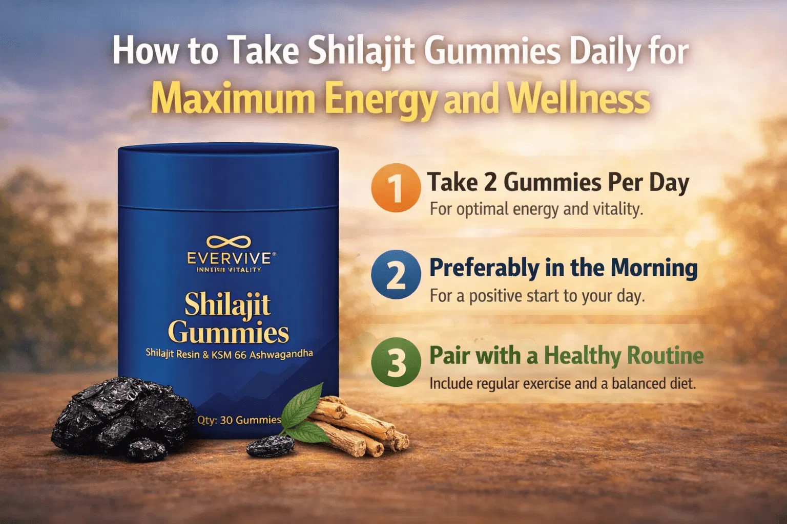 How to Take Shilajit Gummies Daily