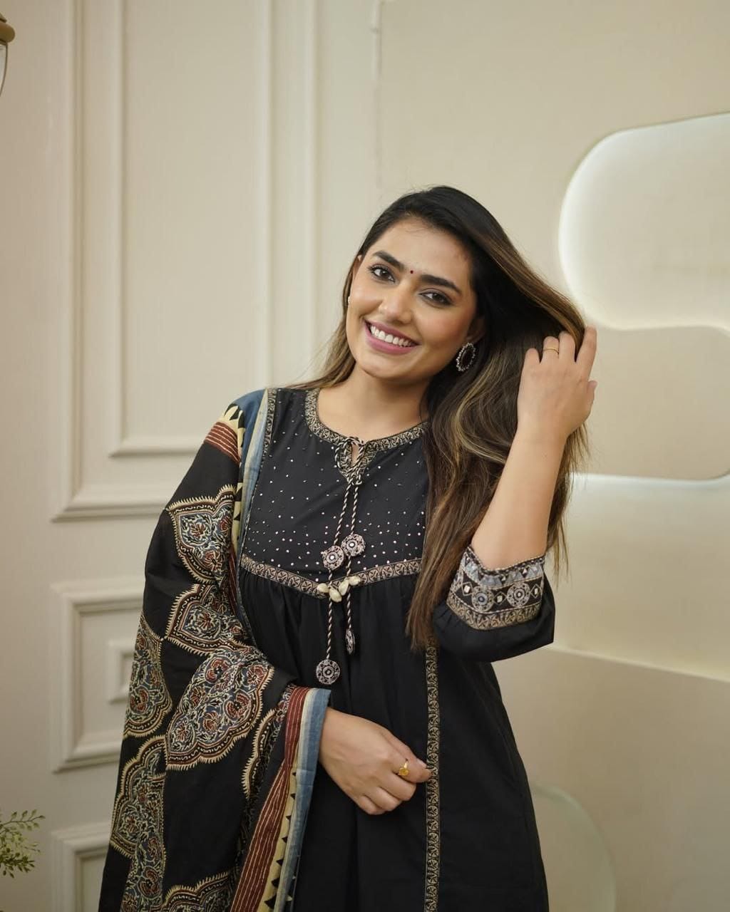 Beautiful Printed Anarkali Kurta Set  Image
