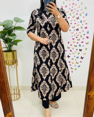 Premium Floral Pure Cotton Co-ord Set 