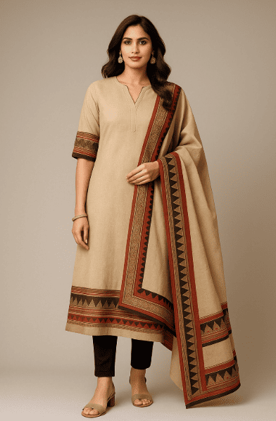 Rasbari Kanchi Cotton Suit Set Image