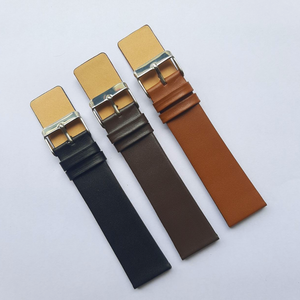 22mm & 20mm Tan Slim Leather Watch Straps for Gents and Ladies 20 MM 22 MM