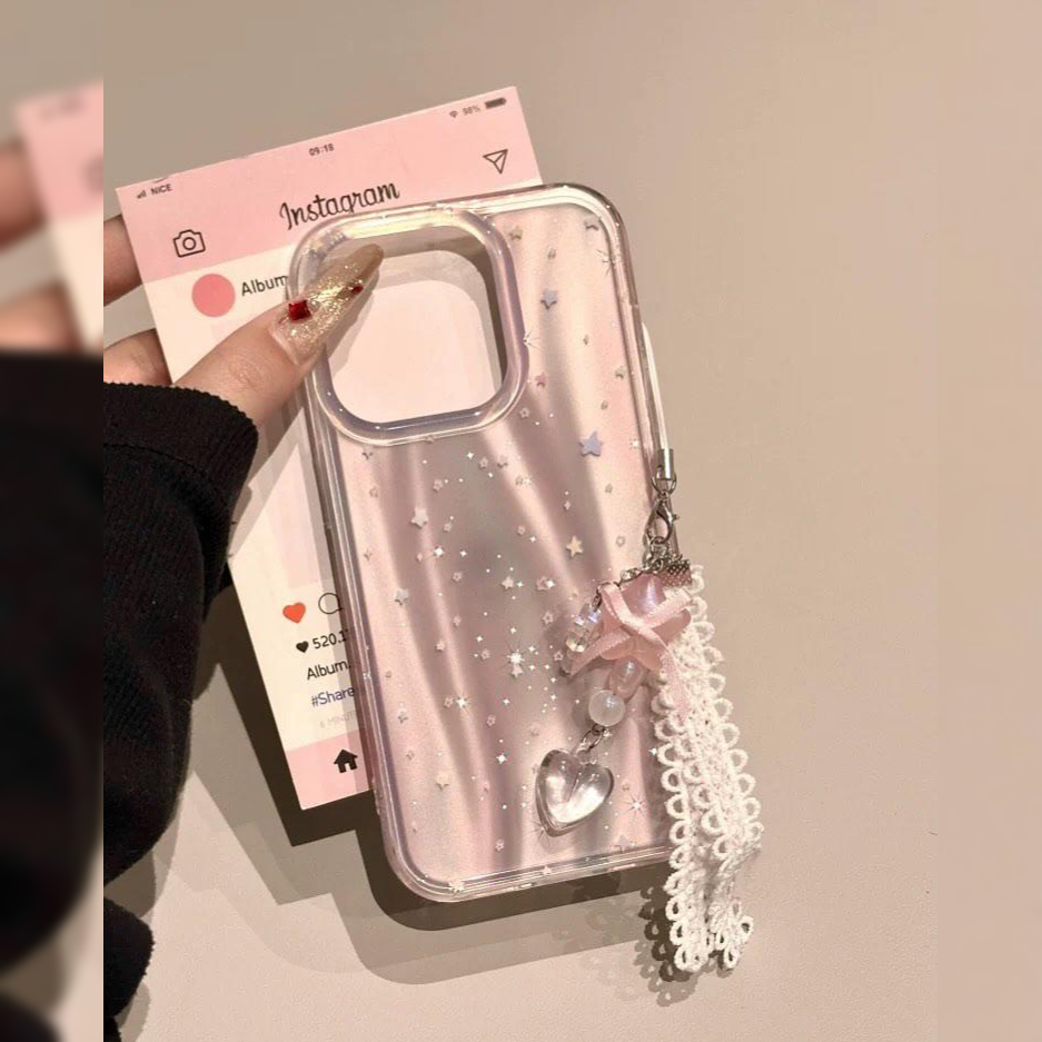 Shining case with stars emboss Image