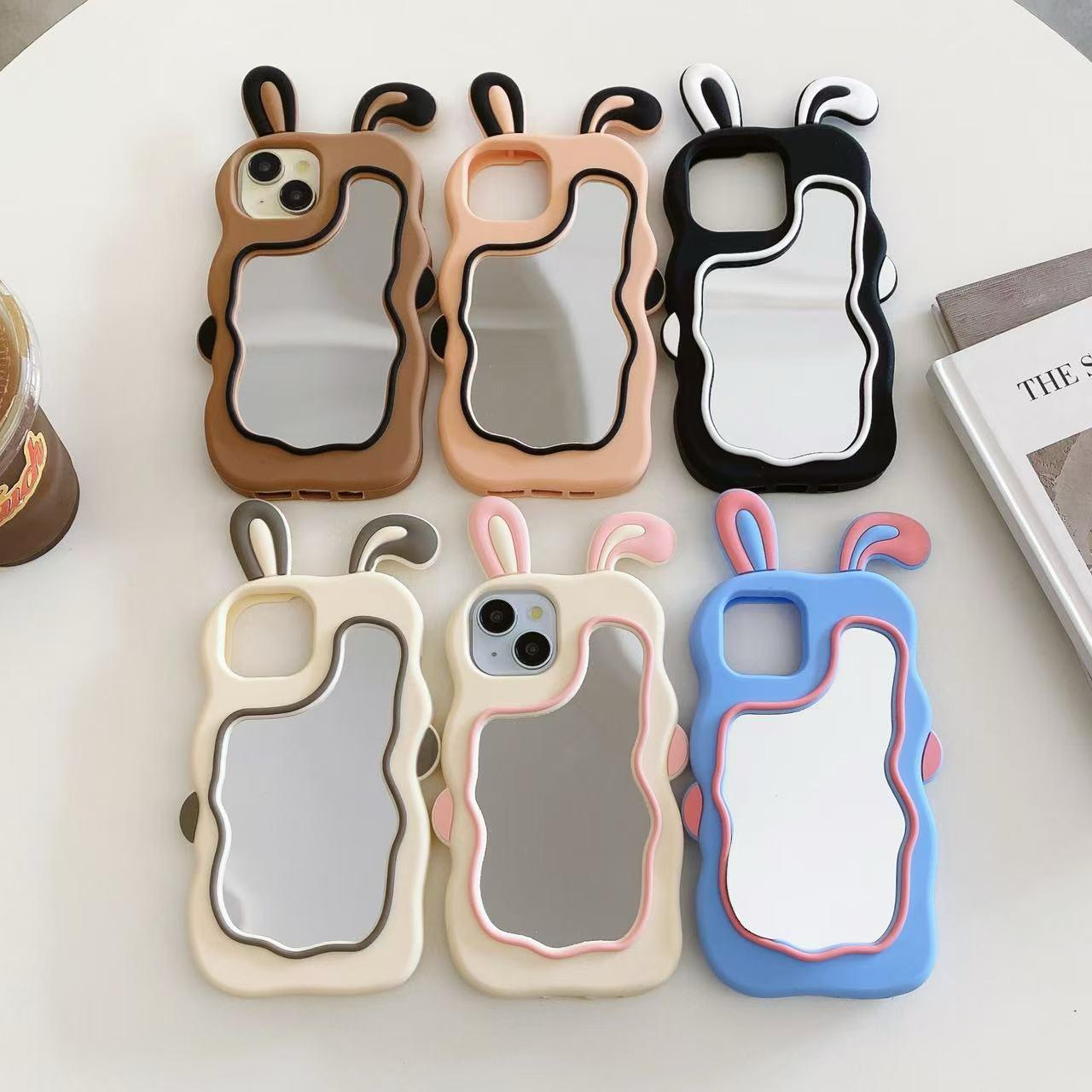 NEW RABBIT SILICON MIRROR CASE Image