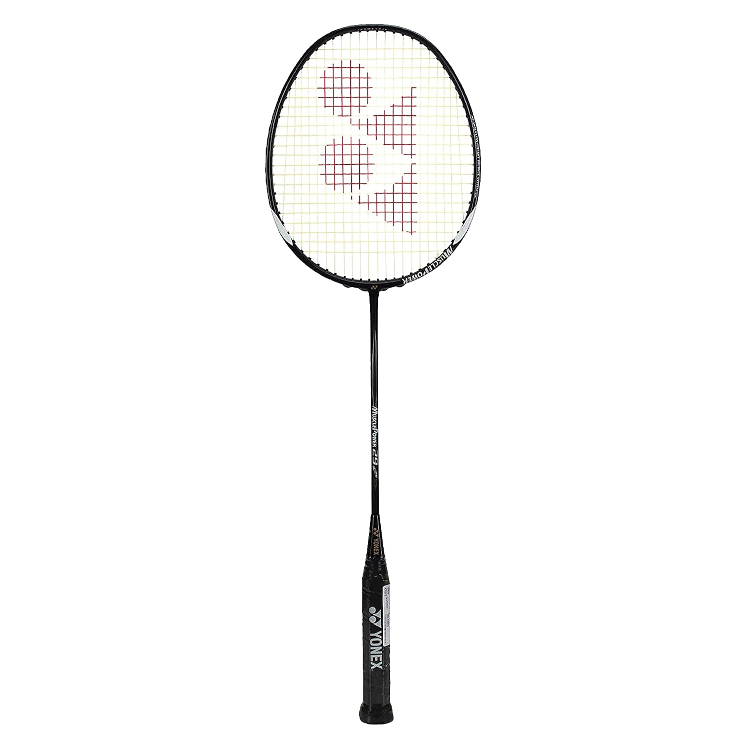  Yonex Graphite Badminton Racquet Muscle Power 29LT Black Grey (G4, 85-89.9 grams, 30 lbs Tension,Set of 1) Image
