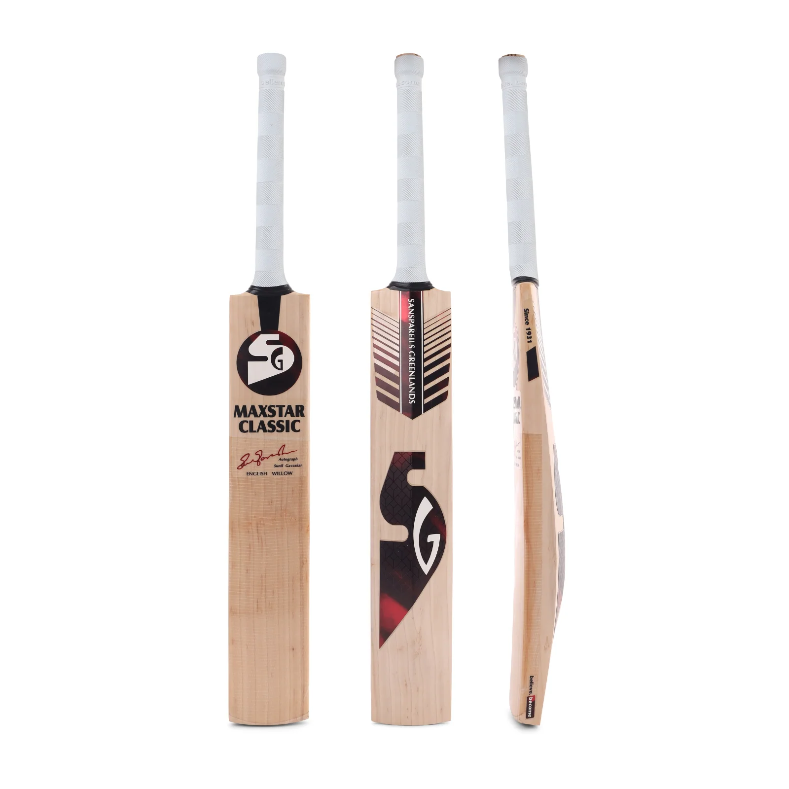 SG Maxstar Classic English Willow Cricket Bat Image