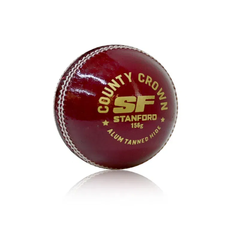 SF county crown cricket leather ball Image
