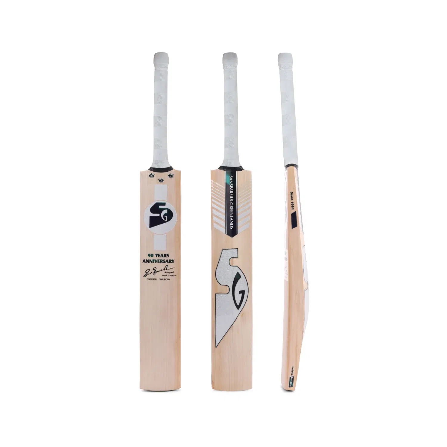 SG 90 years english willow cricket bat  Image 