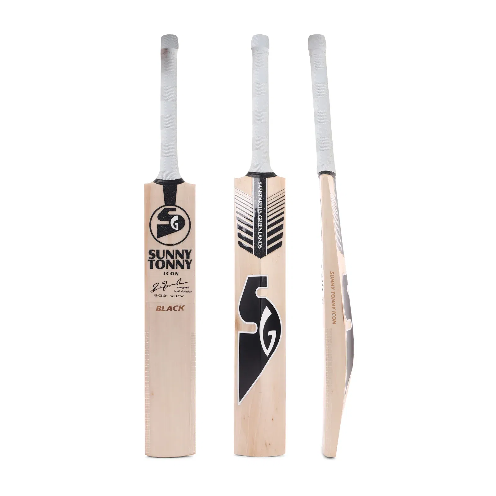SG Sunny Tonny Icon Black English Willow Cricket Bat Image 