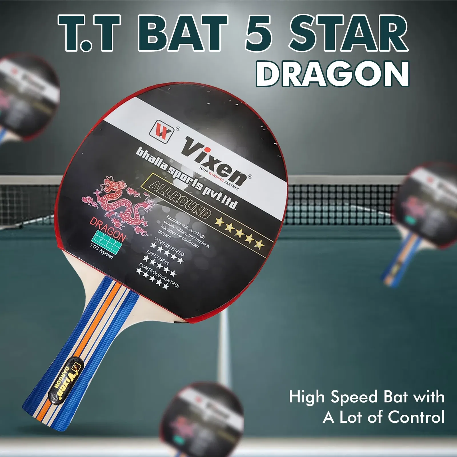 VIXEN tt bat 5 star dragon Image