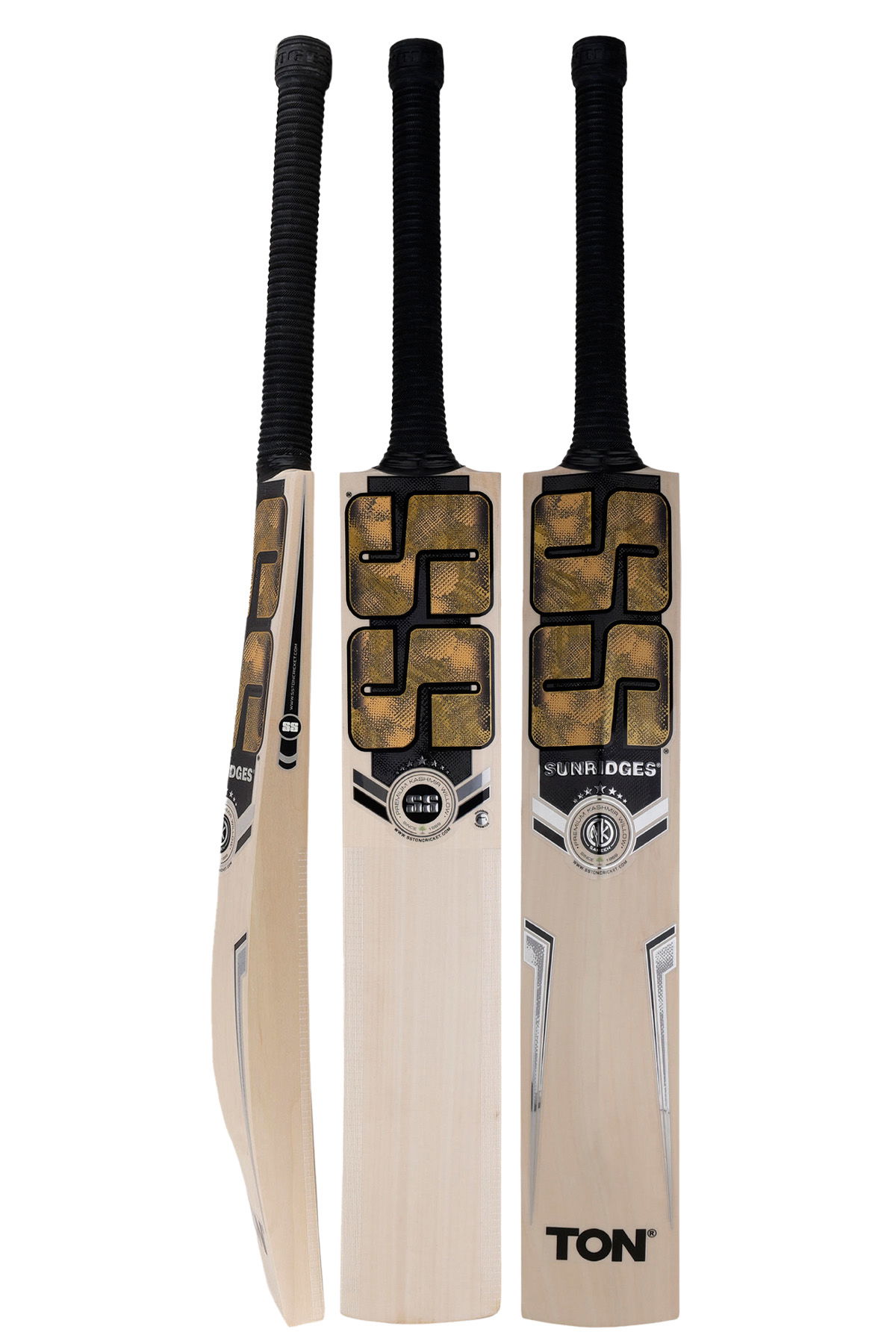 SS premuim gold kashmir willow cricket bat Image