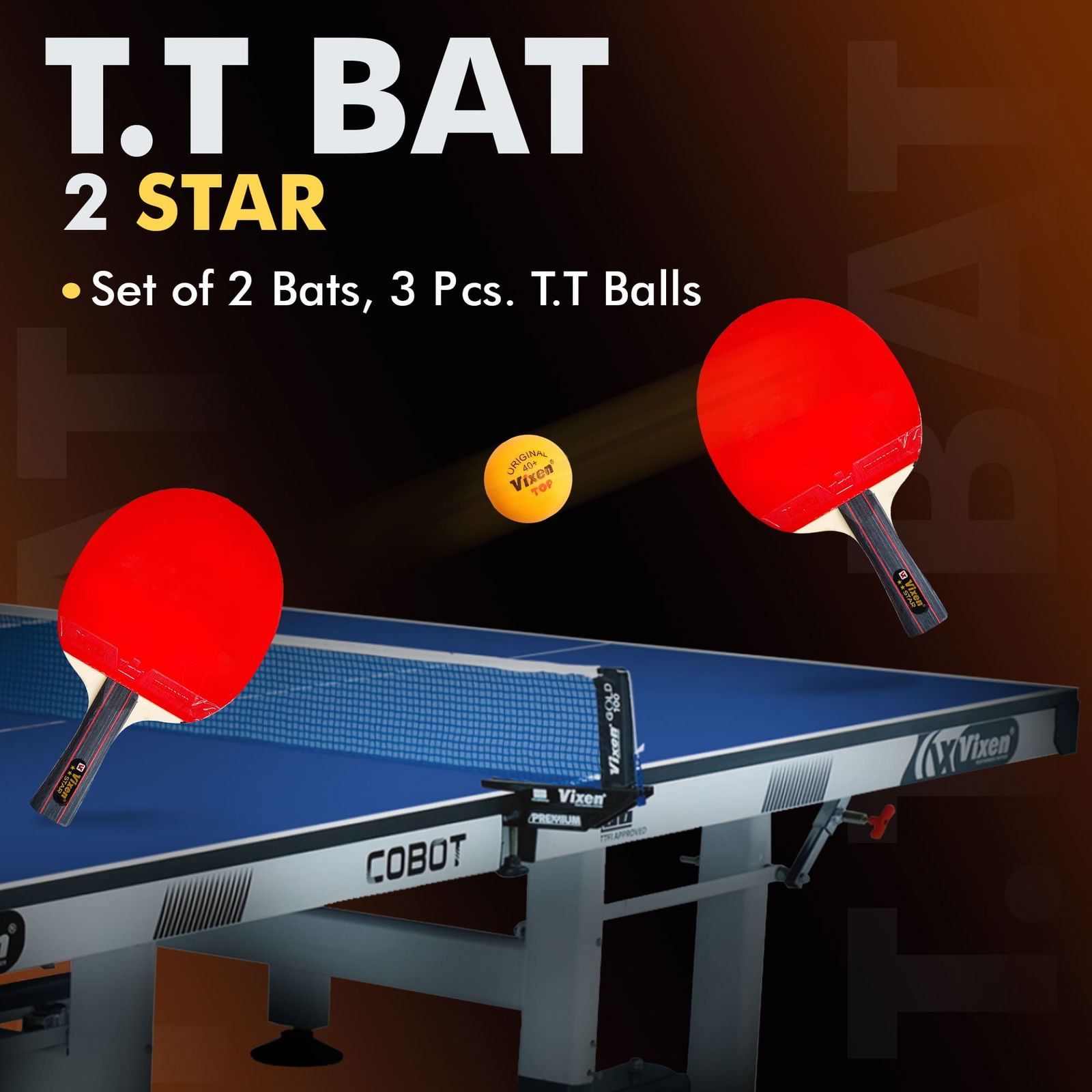 VIXEN tt bat 2 star gift set Image 