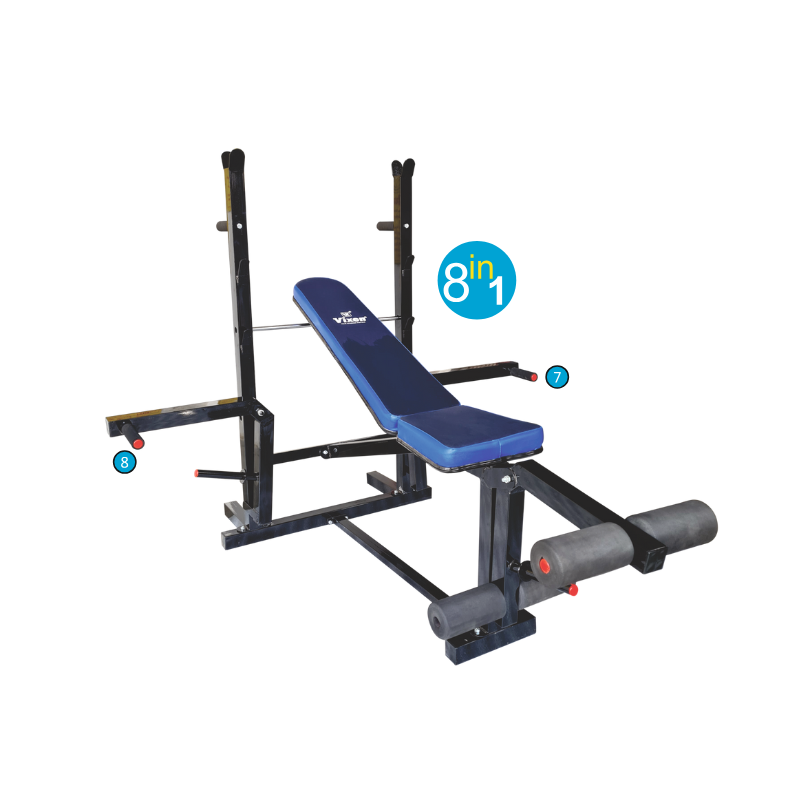 VIXEN 8 in 1 bench press Image