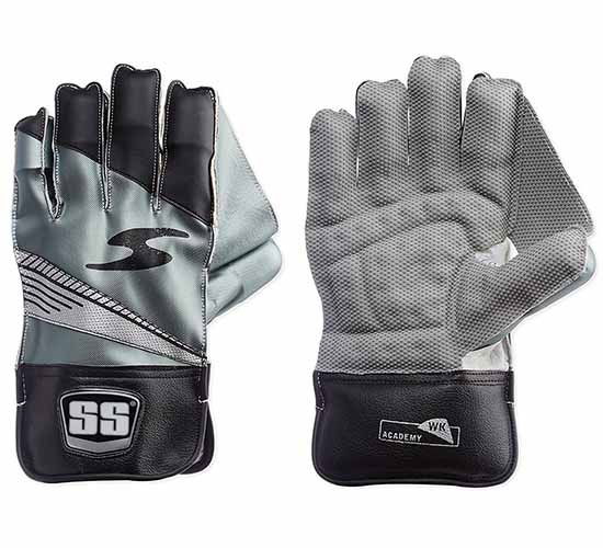 ss academy wicket keeping gloves