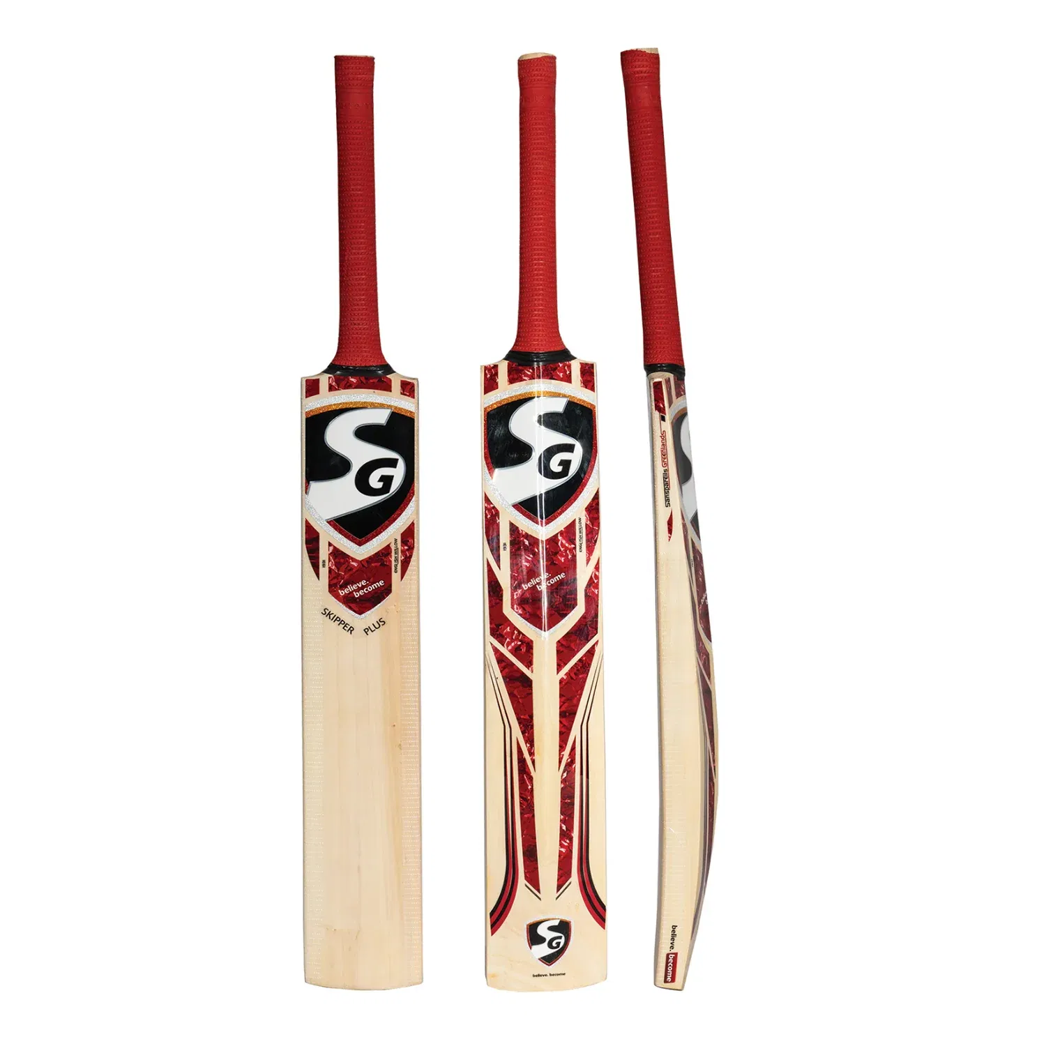 sg skipper plus kashmir willow cricket bat Image