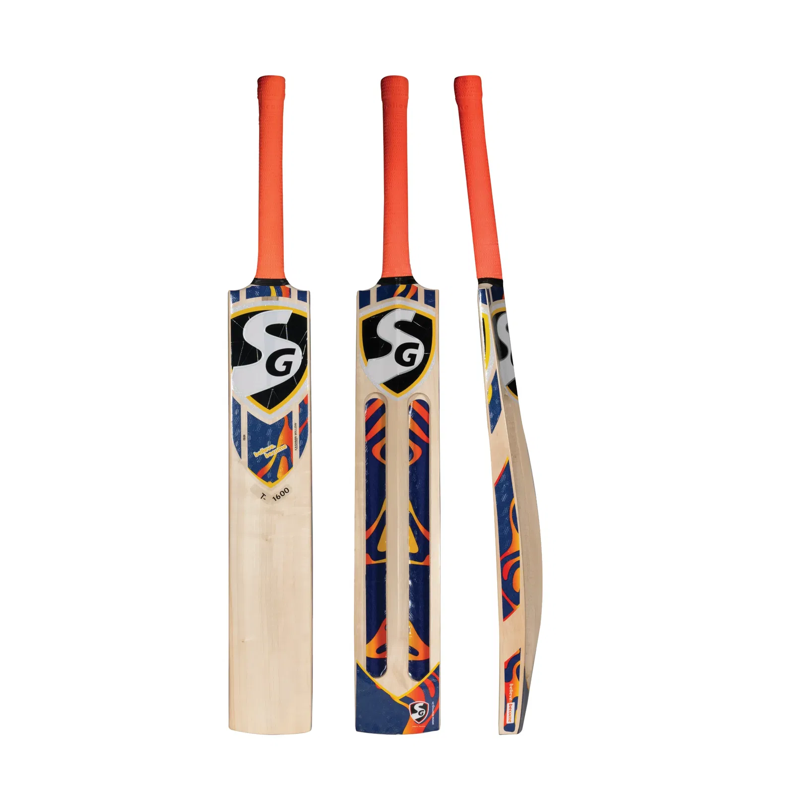 sg t-1600 kashmir willow tennis cricket bat Image