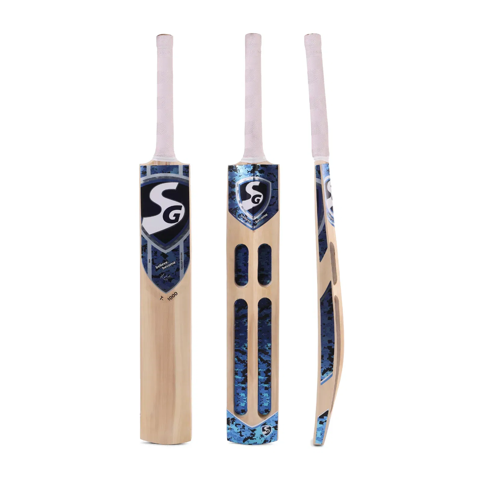 sg t-1000 kashmir willow tennis bat Image