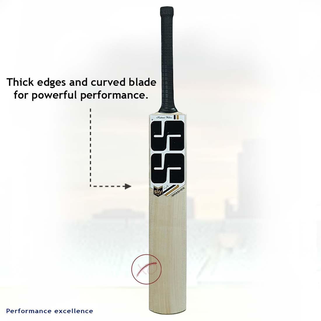 ss sky smasher kashmir willow cricket bat Image 