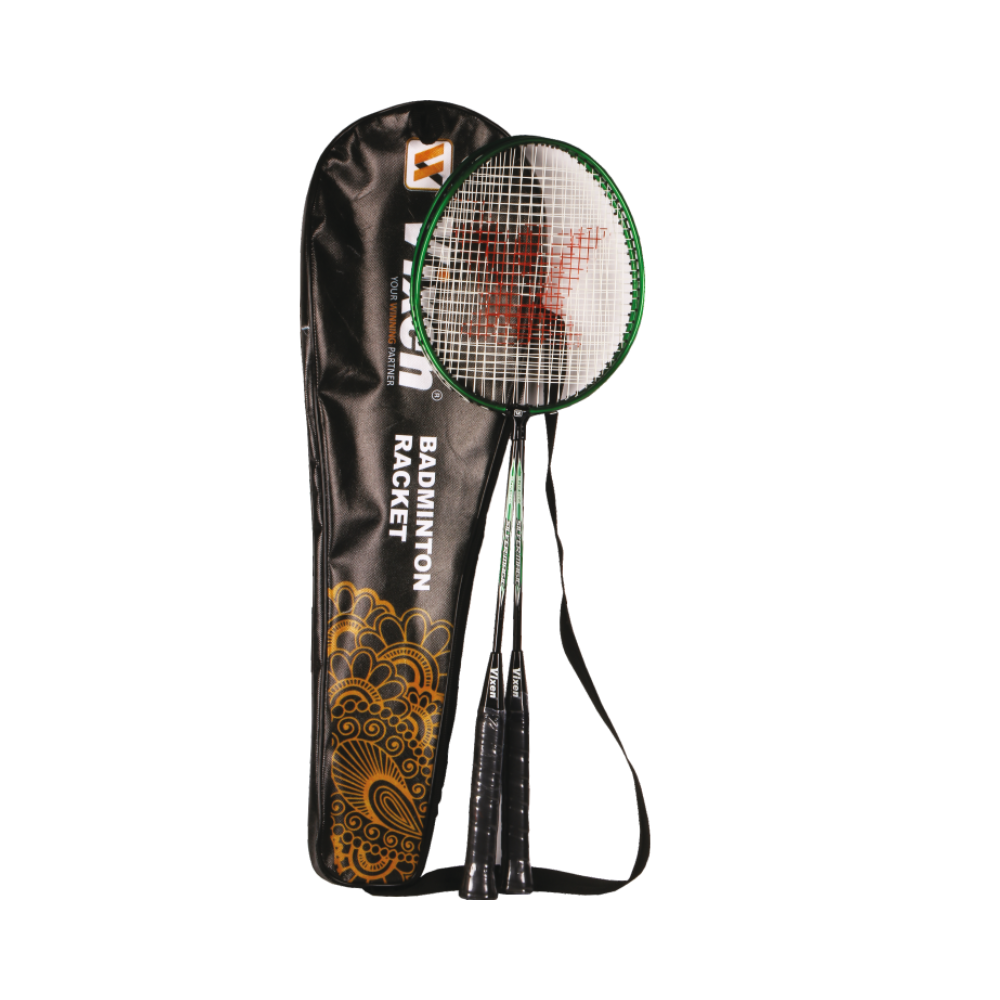 vixen badminton racket silver magic gift set (737) Image