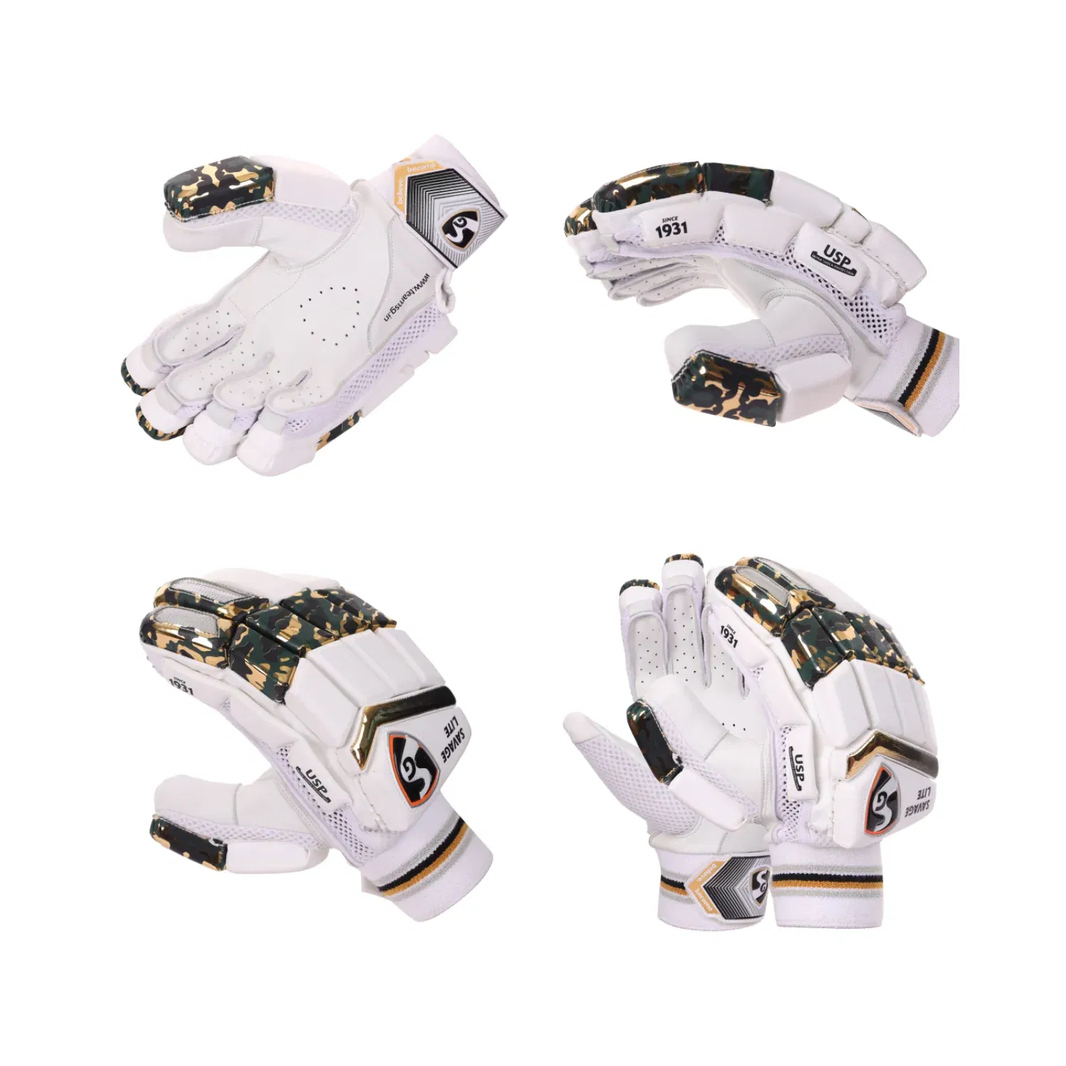 sg savage lite batting gloves (s.adult)