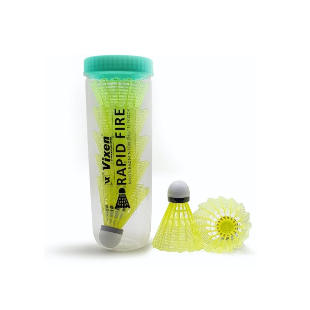vixen badminton shuttlecock nylon rapid fire (8182) Image