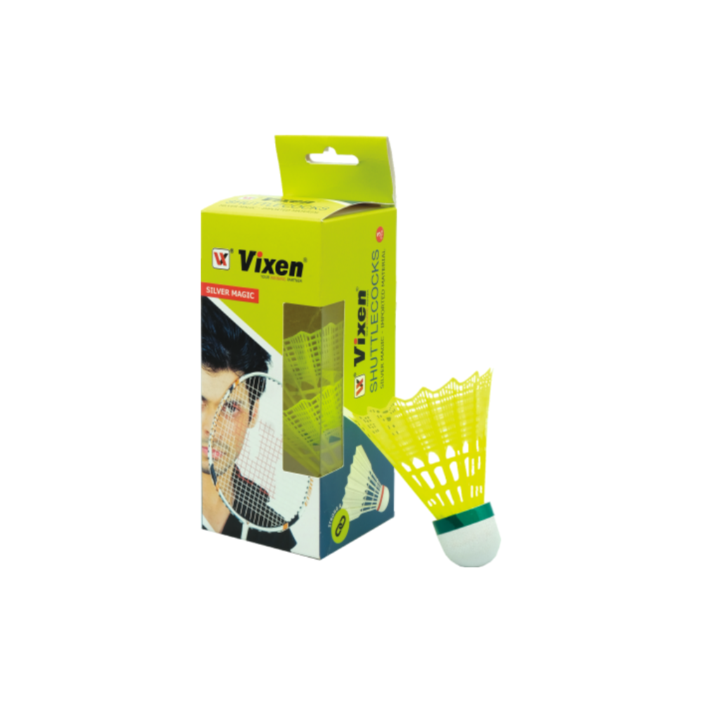 vixen badminton shuttlecock silver magic x3 (739) Image