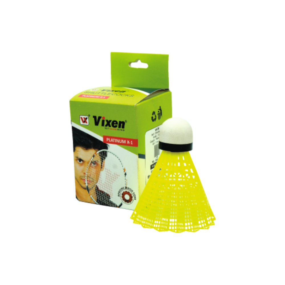 vixen badminton shuttlecock nylon platinum x1 (1344) Image