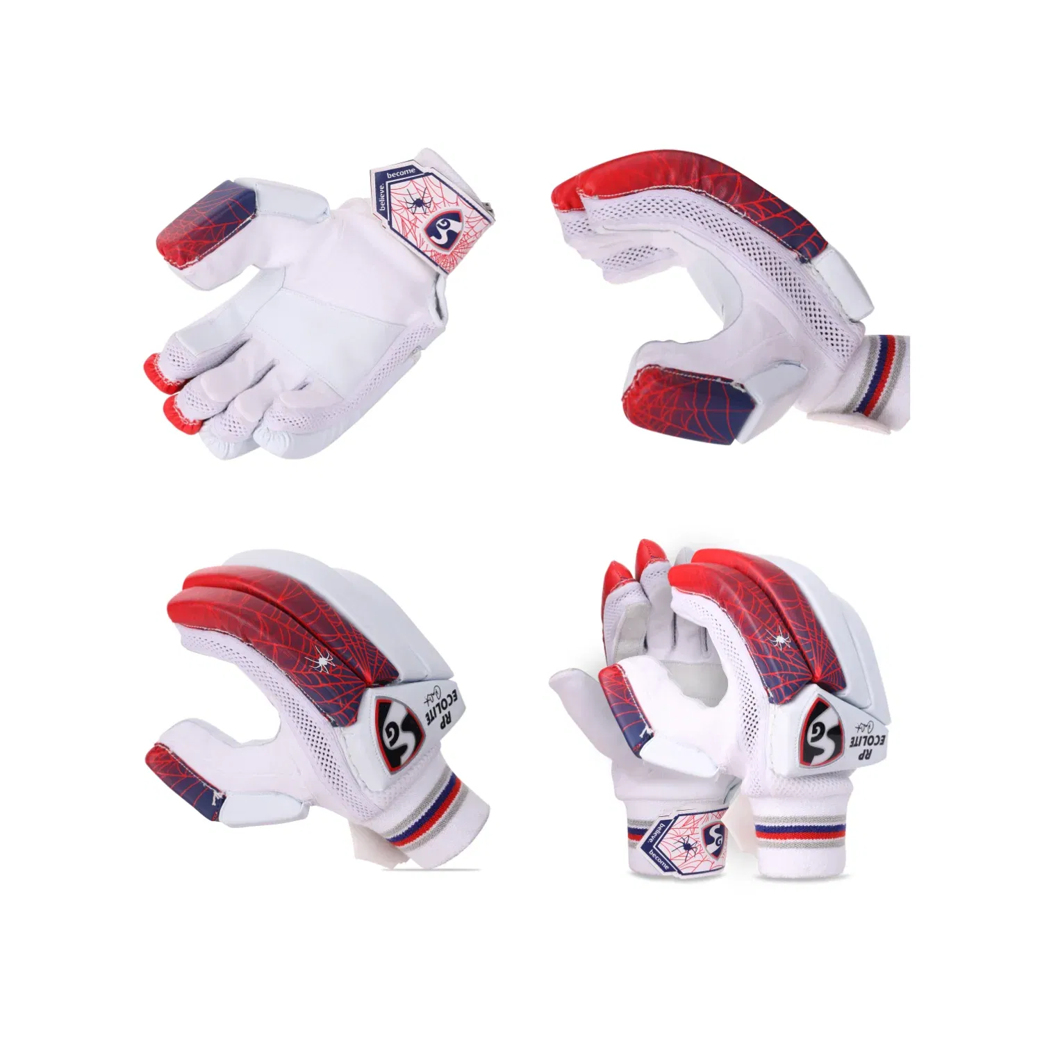 sg rp ecolite batting gloves (adult)