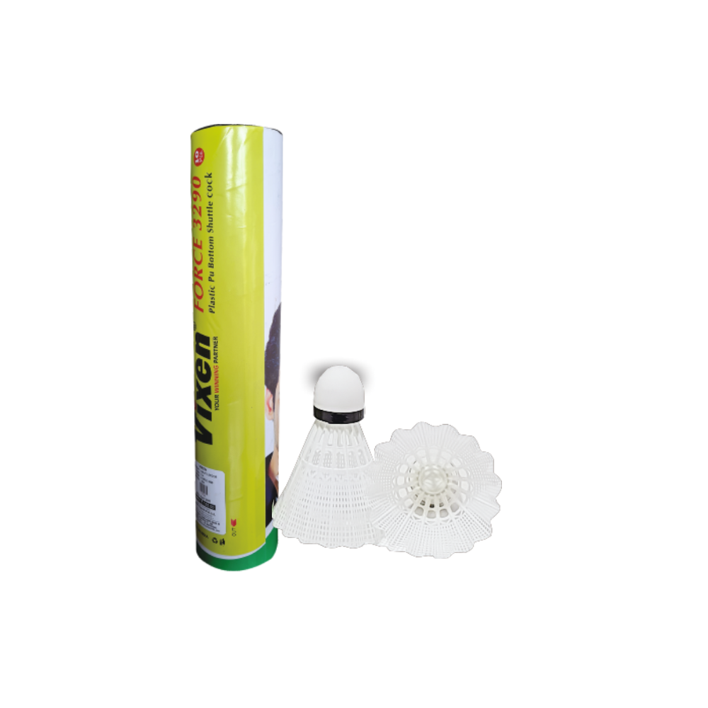 vixen badminton plastic shuttlecock force 3290 white (734) Image