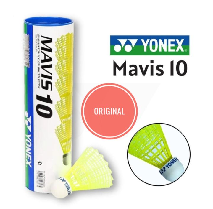 yonex mavis 10 badminton shuttle cock (with 2 box 12 pc pack)