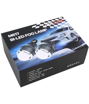 Original M617 iPH BiXenon-LED Fog Lights Projector 3 Inch Tri Colour 