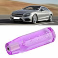 Gear Stick Knobs Crystal Car Manual Crystal Transparent Bubble Gear Shift Knob Gear Shifter Head(15CM, Manual, Purple) Image 