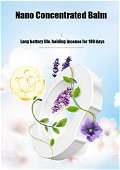 Car Aroma Diffuser Air Freshener Perfume Solar Power Dashboard Leaf style Decoration With Perfume(Silver) Image 