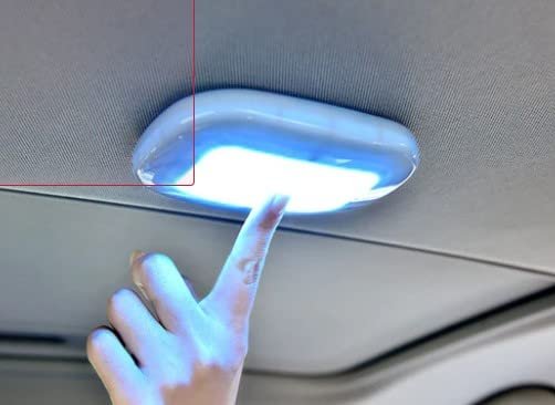 Wireless Car Magnetic Stick Car Ceiling Roof Lights with Dome Light for Multipurpose use(White)