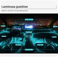 Cardi K3 18 in 1 wireless LED Atmosphere Lights for Automotive Car Interior Ambient acrylic strips lighting(6th Generation) Image 