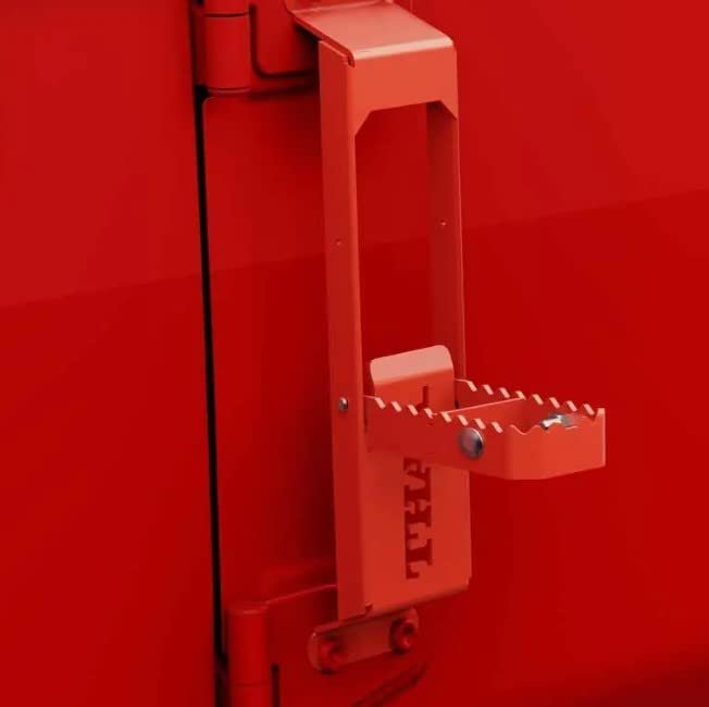 Door Hinge Step compatible for Thar (Set of 2, Red) Image