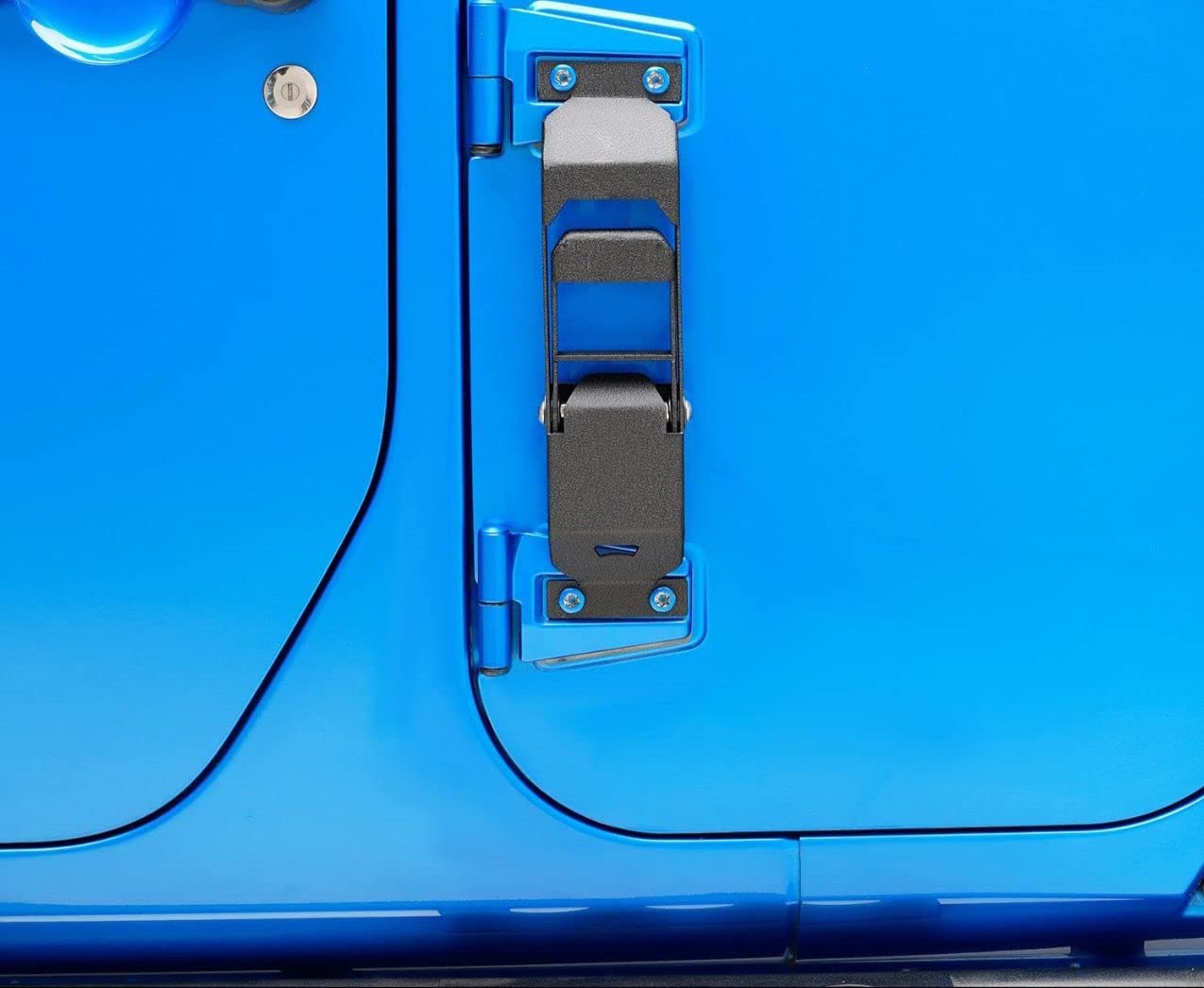 Door Hinge Step compatible for Thar (Set of 2, Black) cloudsalestore