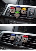 Alloy Brake Disc Shape Style Fragrance Diffuser Perfume Aromatherapy Interior Decoration For All Type Cars AC Vents (Pack of 1) Image 
