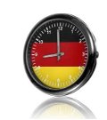 Car Clock Dashboard Car Clock Luminous Quartz Car Clocks Mini Car Clock German Flag for Car Bike universal use(Pack of 1) Image 