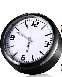 Car Clock Dashboard Car Clock Luminous Quartz Car Clocks Mini Car Clock for Car Bike universal use(Pack of 1) Image 