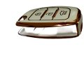 TPU Car Key Cover Compatible with Hyundai Old I-10 Grand, Old I-20, Old Creta Flip Key (White) Image 