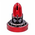Car Aroma Diffuser Air Freshener Perfume Solar Power Dashboard Rocket style Decoration With Perfume(Red) Image 