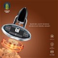 Car Aroma Diffuser Air Freshener Perfume Solar Power Dashboard Rocket style Decoration With Perfume(Blue) Image 