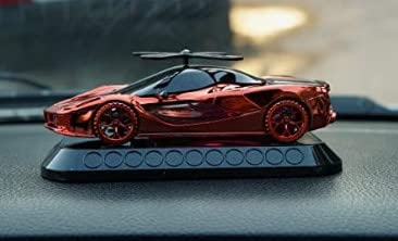 Sports Car Solar Car Perfume Rotating Suspension Aromatherapy Car Fragrance(Red)