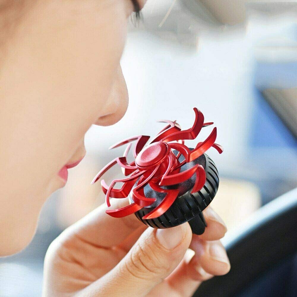 Air Freshener Aromatherapy Car Decor Perfume Clip Spin Spider Diffuser Outlet (Colour May Vary) Image 