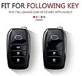 Silicone Car Key Cover Compatible with Toyota Fortuner and Crysta 3 Buttons Smart Key- Brown Image 