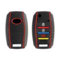 Silicone Key Cover Compatible with Kia Seltos flip Key (Non Push Button Start Models only) Image 