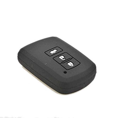 Silicone Key Cover Compatible with Toyota Corolla Altis Smart Key (Pack of 2)