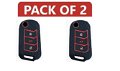 Silicon Key Cover Compatibility with Mahindra tuv 300+ (Black, Pack of 2) Image 